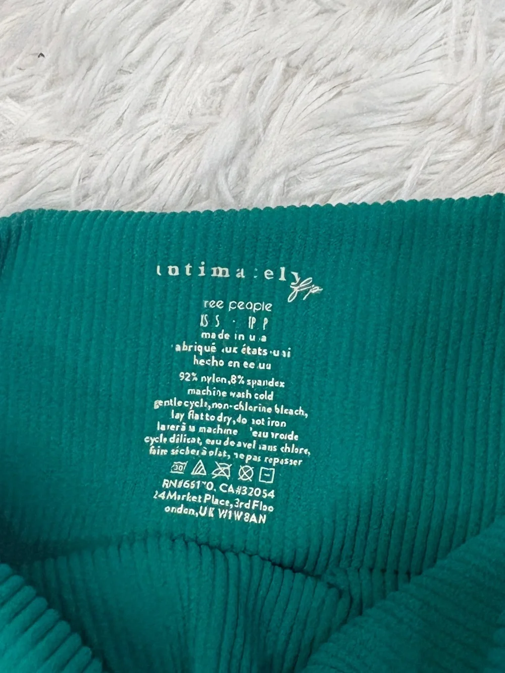 Free people intimately on the dot one shoulder cami turquoise